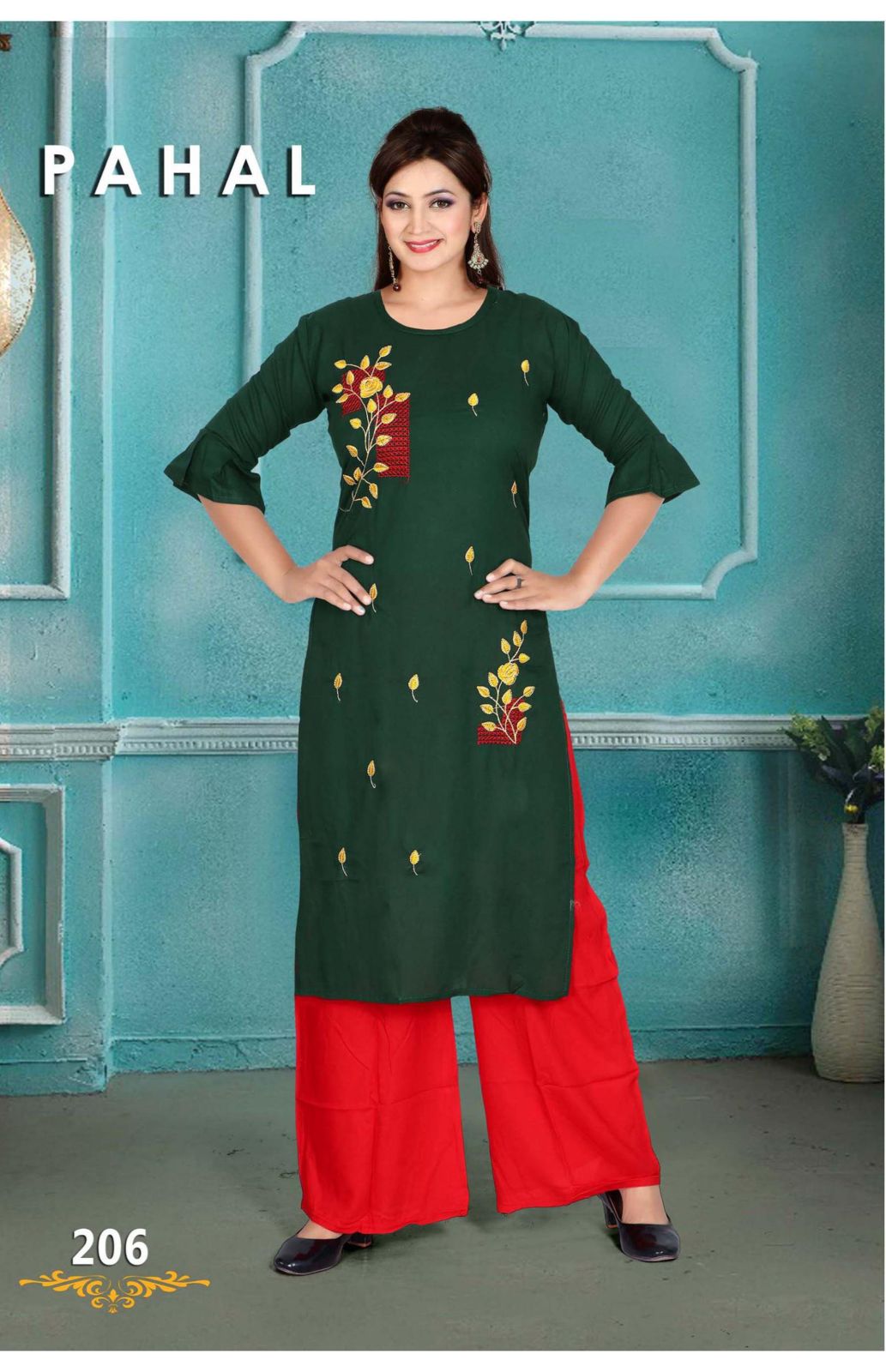 Beauty Queen Pahal 2 Casual Daily Wear Rayon Kurti With Bottom Collection